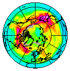 Ozone Field of 25 December 2016