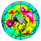 Ozone Field of 09 January 2017