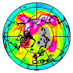 Ozone Field of 22 January 2017