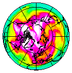 Ozone Field of 25 March 2018