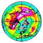 Ozone Field of 24 January 2020