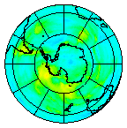 Ozone Field of 11 April 2013