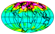 Ozone Field of 13 April 2013