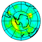 Ozone Field of 13 April 2013