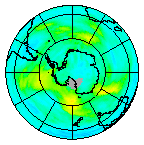 Ozone Field of 19 April 2013