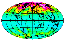 Ozone Field of 21 April 2013