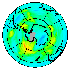 Ozone Field of 22 April 2013