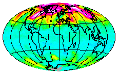 Ozone Field of 24 April 2013