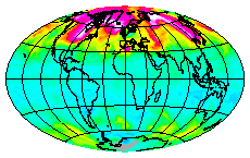 Ozone Field of 25 April 2013