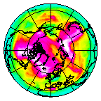 Ozone Field of 25 April 2013