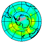 Ozone Field of 25 April 2013