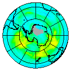 Ozone Field of 26 April 2013