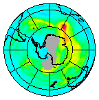Ozone Field of 17 May 2013