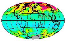 Ozone Field of 25 May 2013