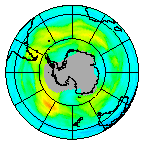 Ozone Field of 07 June 2013