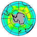 Ozone Field of 09 June 2013
