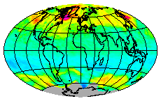 Ozone Field of 25 June 2013