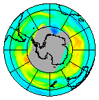 Ozone Field of 25 June 2013