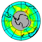 Ozone Field of 09 July 2013