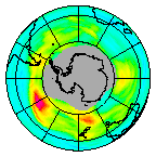Ozone Field of 13 July 2013