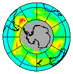 Ozone Field of 15 July 2013