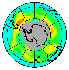 Ozone Field of 16 July 2013