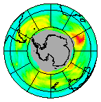 Ozone Field of 18 July 2013