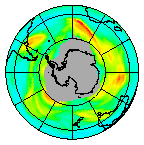 Ozone Field of 22 July 2013