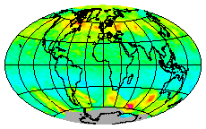 Ozone Field of 23 July 2013