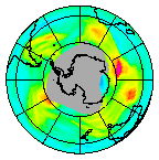 Ozone Field of 23 July 2013