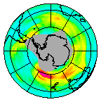 Ozone Field of 26 July 2013