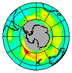 Ozone Field of 27 July 2013