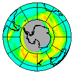 Ozone Field of 28 July 2013