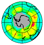 Ozone Field of 31 July 2013
