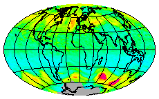 Ozone Field of 01 August 2013