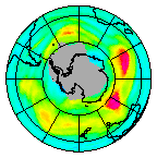 Ozone Field of 01 August 2013