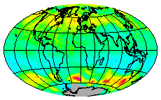 Ozone Field of 03 August 2013