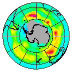 Ozone Field of 03 August 2013
