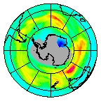 Ozone Field of 05 August 2013