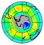 Ozone Field of 08 August 2013