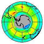 Ozone Field of 09 August 2013