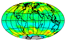 Ozone Field of 10 August 2013