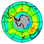 Ozone Field of 11 August 2013