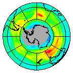 Ozone Field of 12 August 2013
