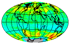 Ozone Field of 13 August 2013