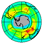 Ozone Field of 13 August 2013