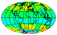 Ozone Field of 15 August 2013