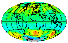 Ozone Field of 16 August 2013