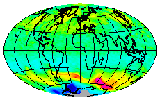 Ozone Field of 25 August 2013