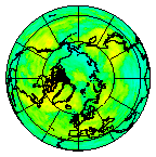 Ozone Field of 25 August 2013